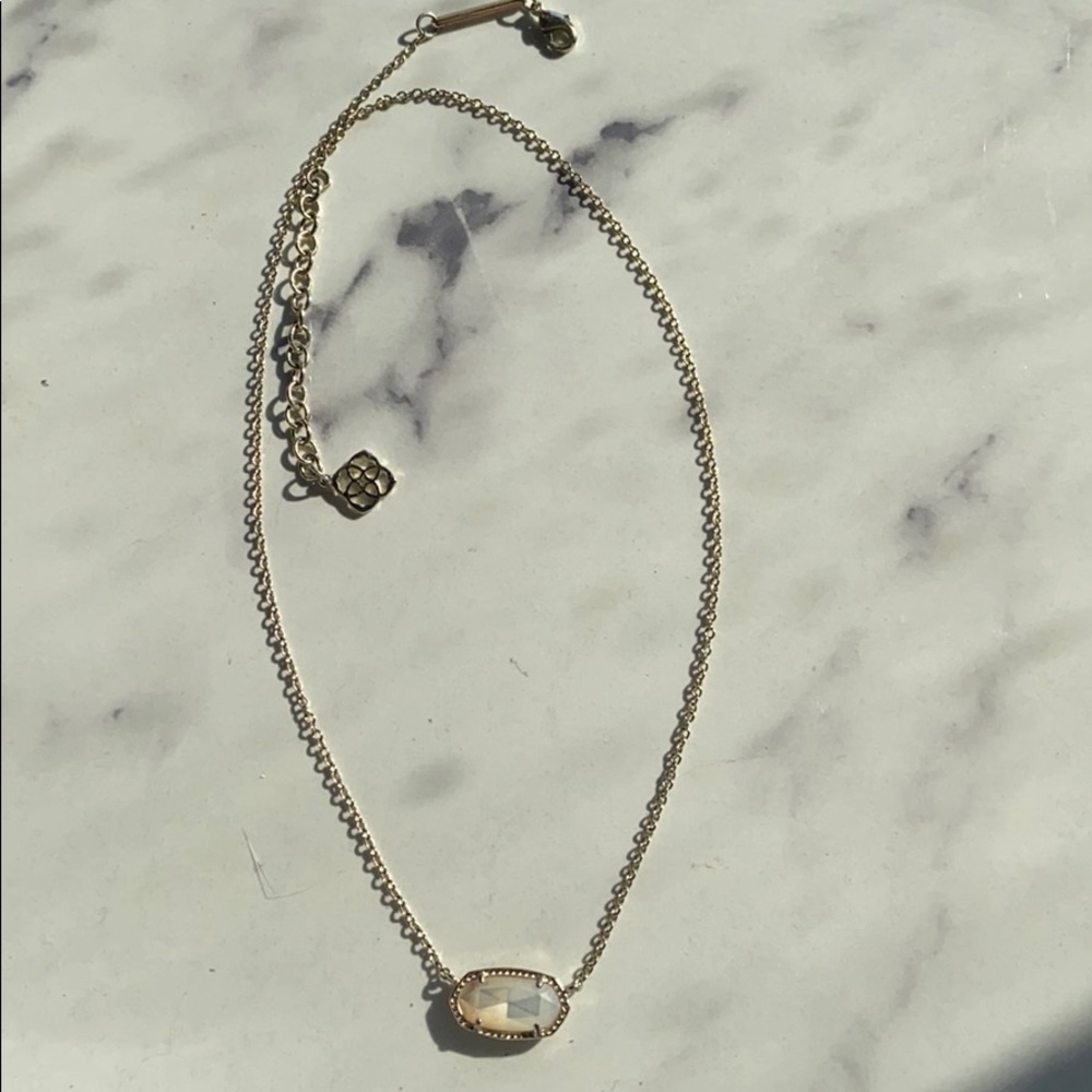 Ivory mother of pearl Kendra Scott necklace